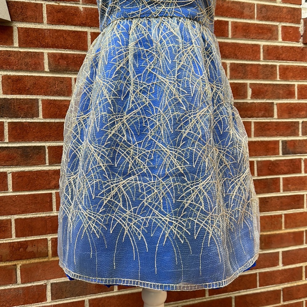Minuet Blue A-Line Dress Size S - Picture 5 of 8